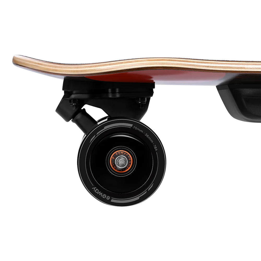Exway Ripple Hub Motor Electric Skateboard with Remote Control - 99Wh Battery - Lightweight & Powerful for Commuting & Urban Travel - Perfect for Adults & Teens