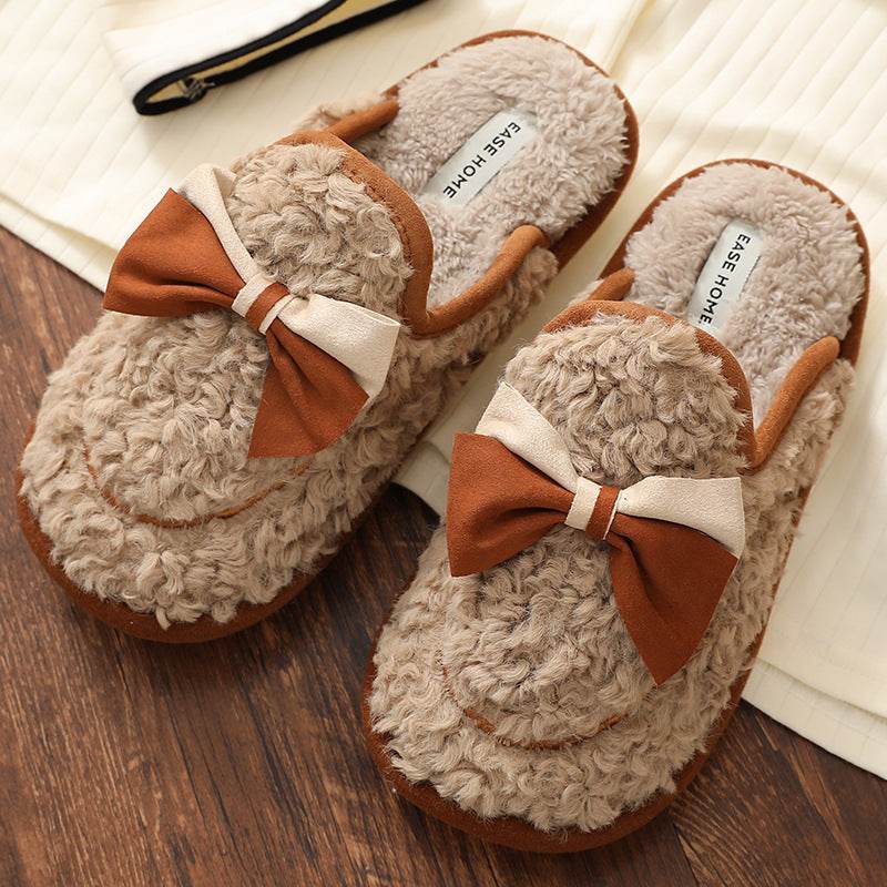 Cozy Fuzzy Warm Indoor Slippers for Women & Men - Soft Plush House Shoes with Non-Slip Sole for Home, Lounge, and Winter Comfort