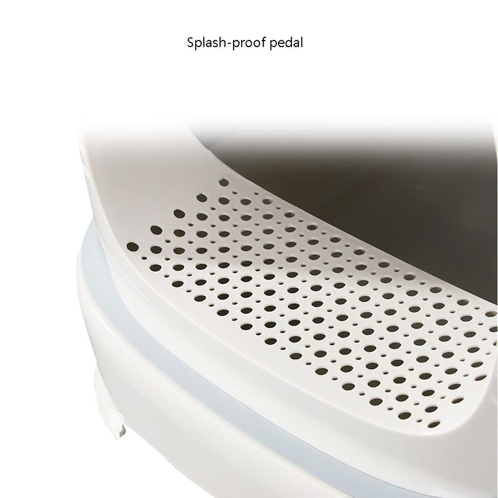 Enclosed Cat Litter Box with Double Layer - Splash Proof & Odor Control Large Cat Toilet for Easy Cleaning (Color C) - Perfect for Small Spaces & Multi-Cat Homes