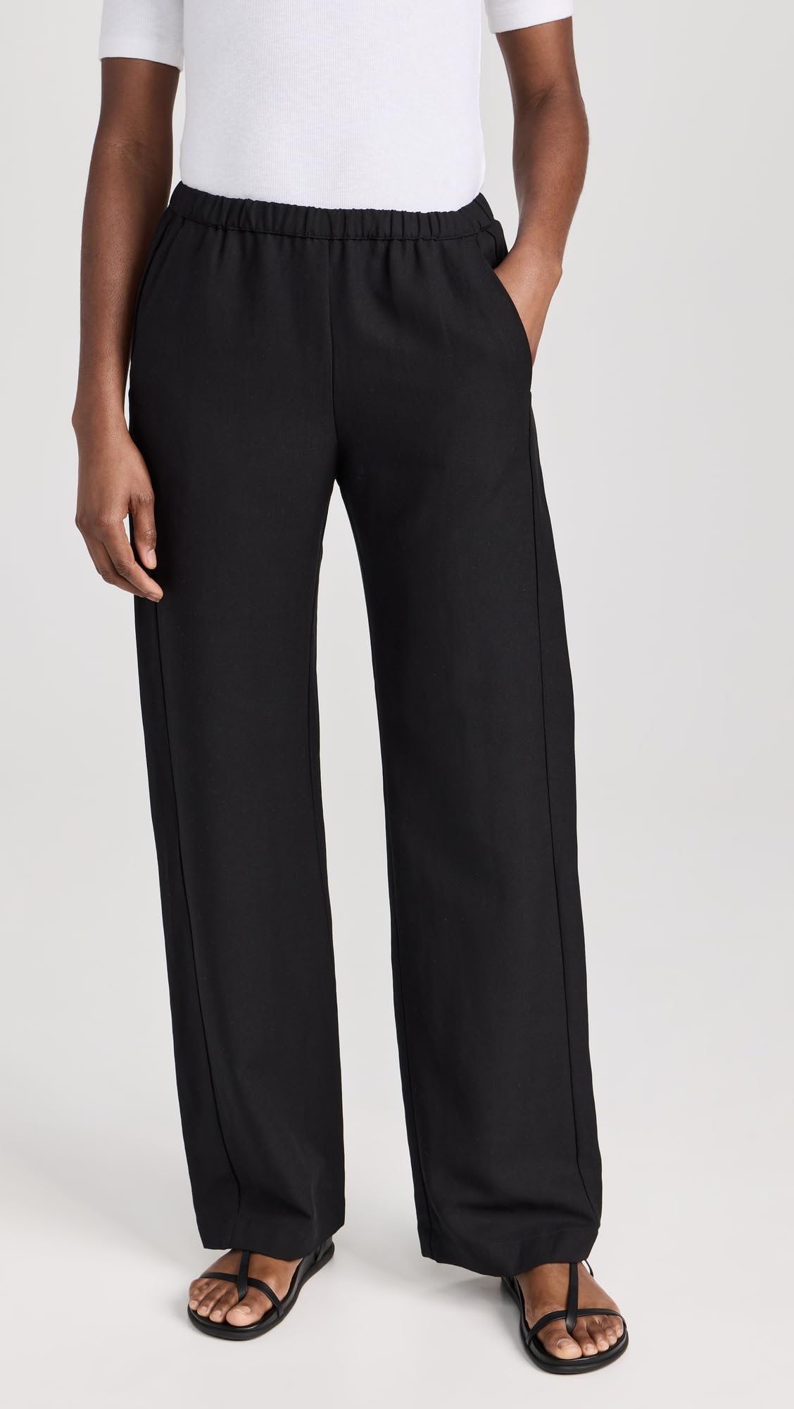 Enza Costa Women's Twill Everywhere Pants - Comfortable Stretch Trousers for Work, Travel & Casual Wear | High Waisted Slim Fit Pants for Women