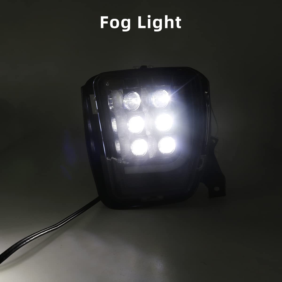 2013-2021 Dodge Ram 1500 LED Fog Lights with DRL | Daytime Running Lights Replacement Kit | 1 Pair Set | Perfect for Off-Roading & Night Driving