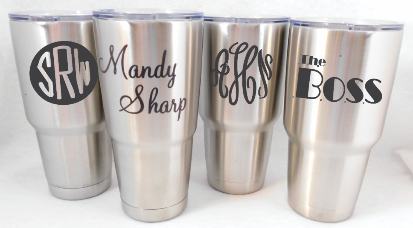 Laser Engraved 30oz Stainless Steel Tumbler - Vacuum Insulated for Travel & Office