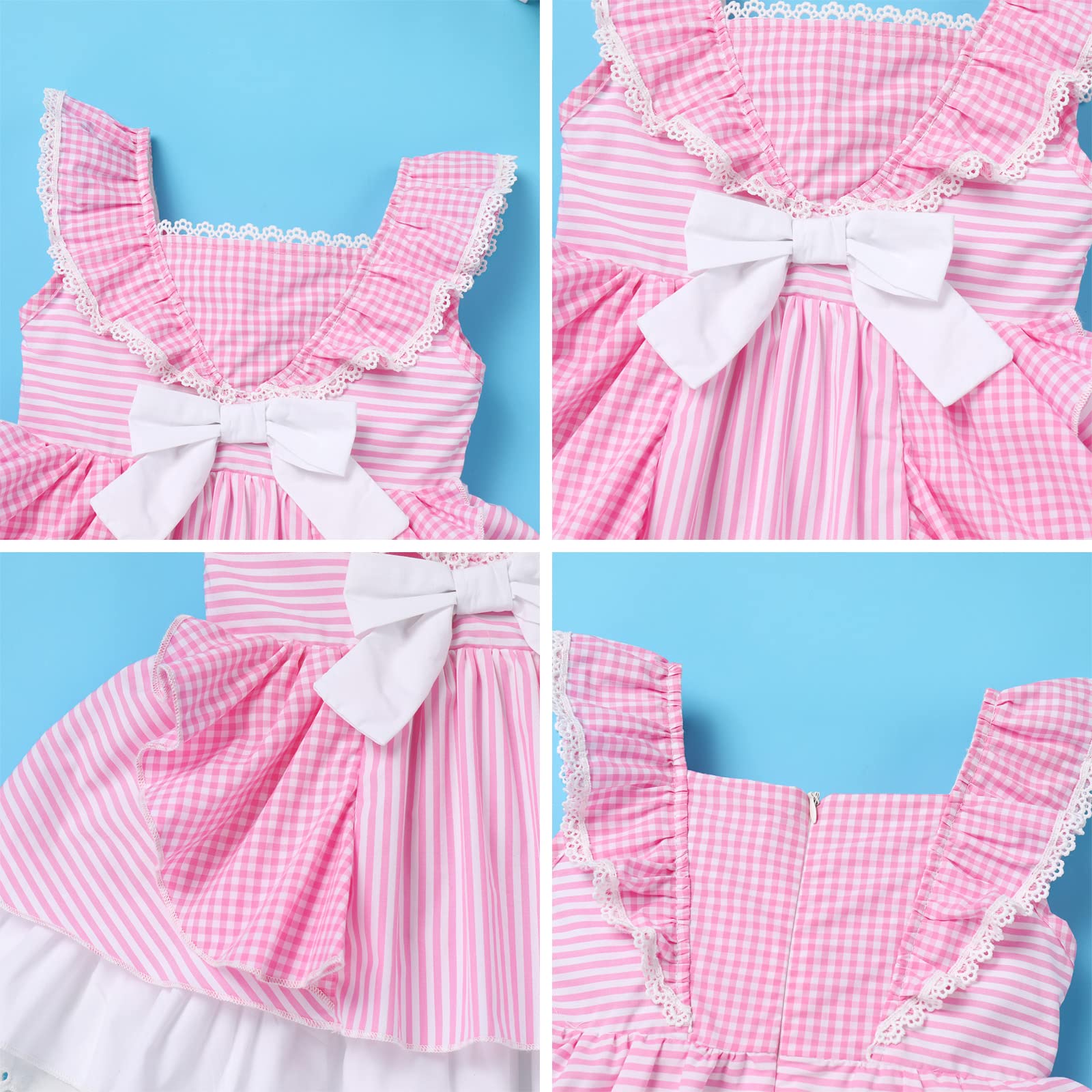 Baby Girls Tutu Dress - Princess Sleeveless Strawberry Tulle Party Dress for Birthday, Easter & Valentine's Day | Perfect for Photoshoots, Pageants & Special Occasions