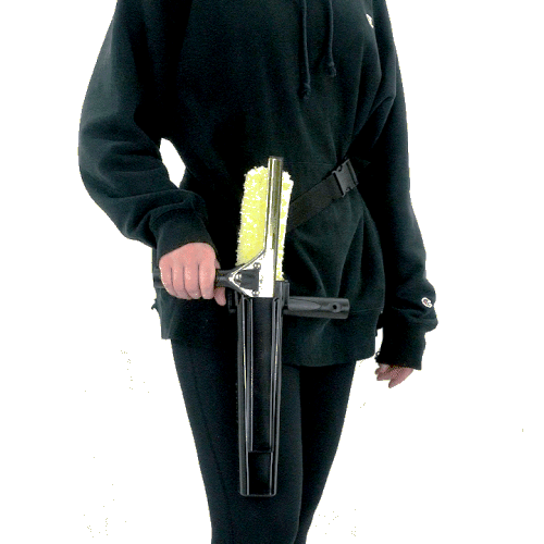 Ettore SideKick Holster with Non-Detachable Clip - Secure Tool Holder for Electricians, Plumbers & Handymen - Perfect for Work Belts & Ladders