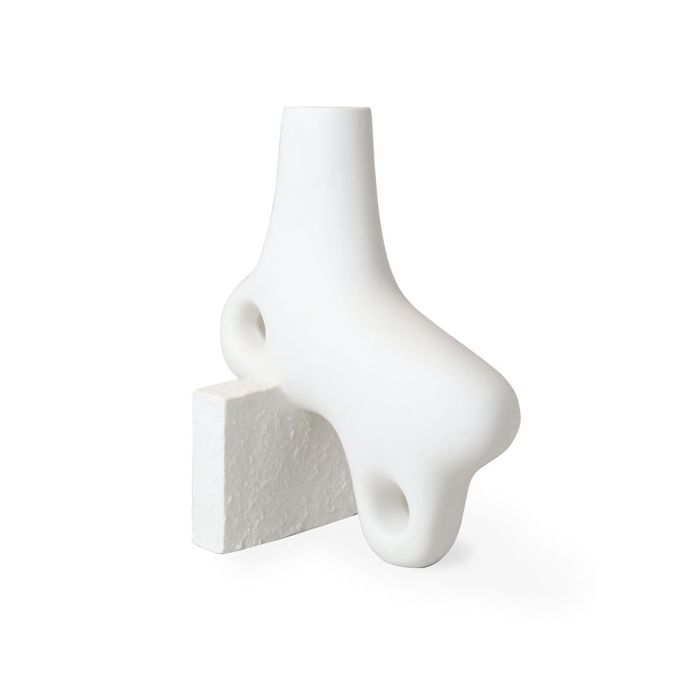 Paradox Large Vase - Modern Ceramic Floor Vase for Home Decor | Perfect for Living Room, Entryway, or Office Decorations