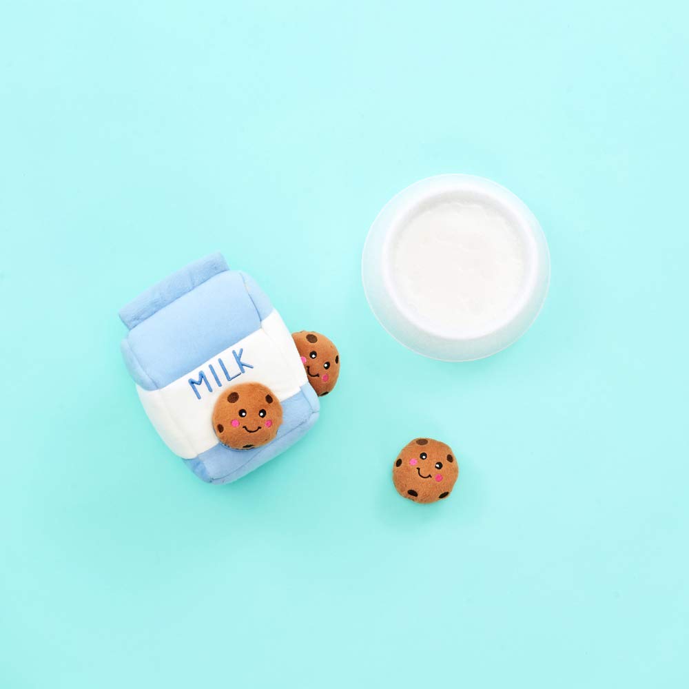 ZippyPaws Burrows Replacement Miniz Cookies 3-Pack - Squeaky Plush Refills for Interactive Hide & Seek Dog Toys - Puppy Enrichment Toys for Small & Medium Dogs - Perfect for Boredom Relief & Training Sessions