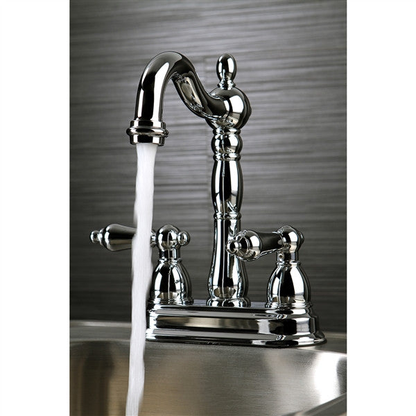 Stainless Steel Hook Spout Bar Faucet - No Pop-Up Rod - Perfect for Kitchen Sinks, Wet Bars, and Commercial Use