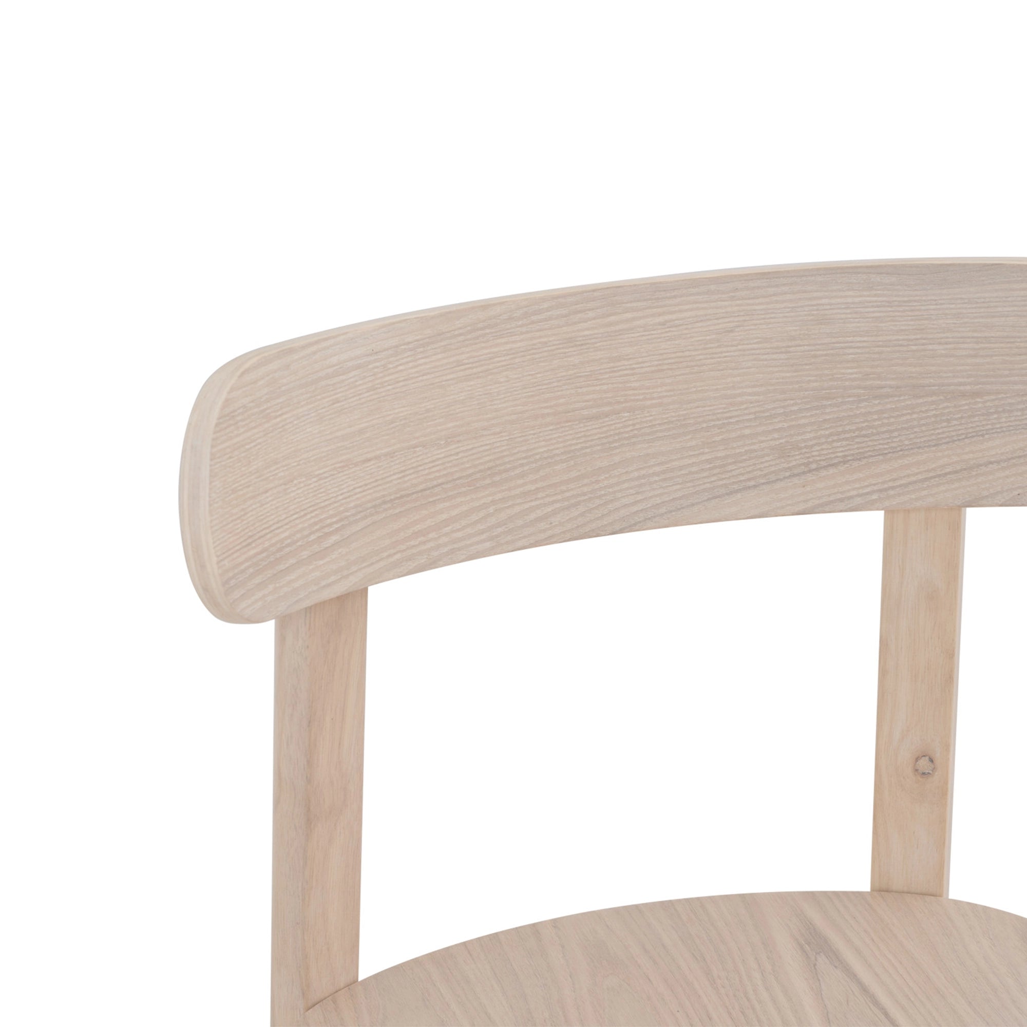Luna Solid Wood Dining Chair - Modern Farmhouse Style Wooden Kitchen Chairs for Dining Room, Restaurant & Cafe - Comfortable & Sturdy Seating for Home & Commercial Use