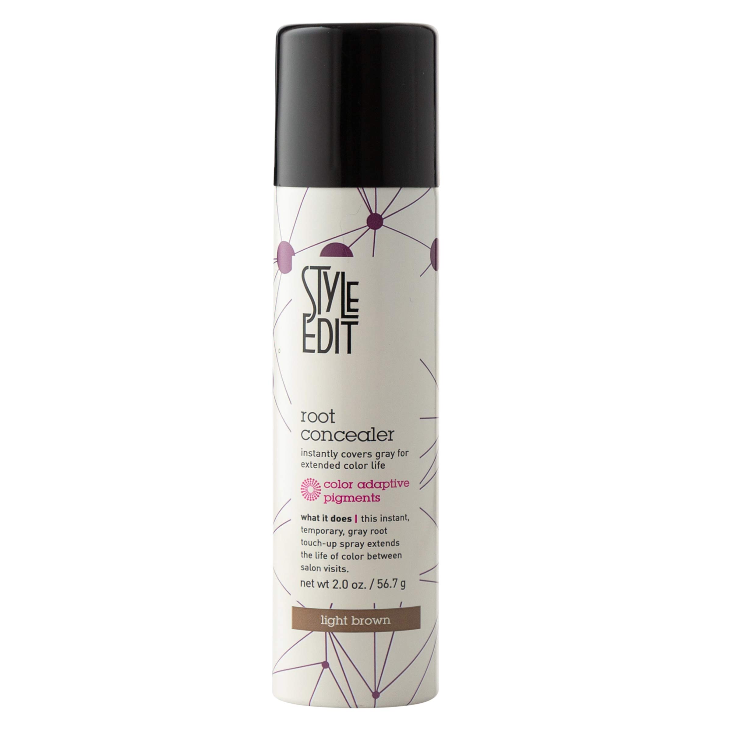 Style Edit Light Brown Root Concealer Duo - Travel & Full Size for Covering Roots & Grays | Quick Touch-Ups Between Salon Visits