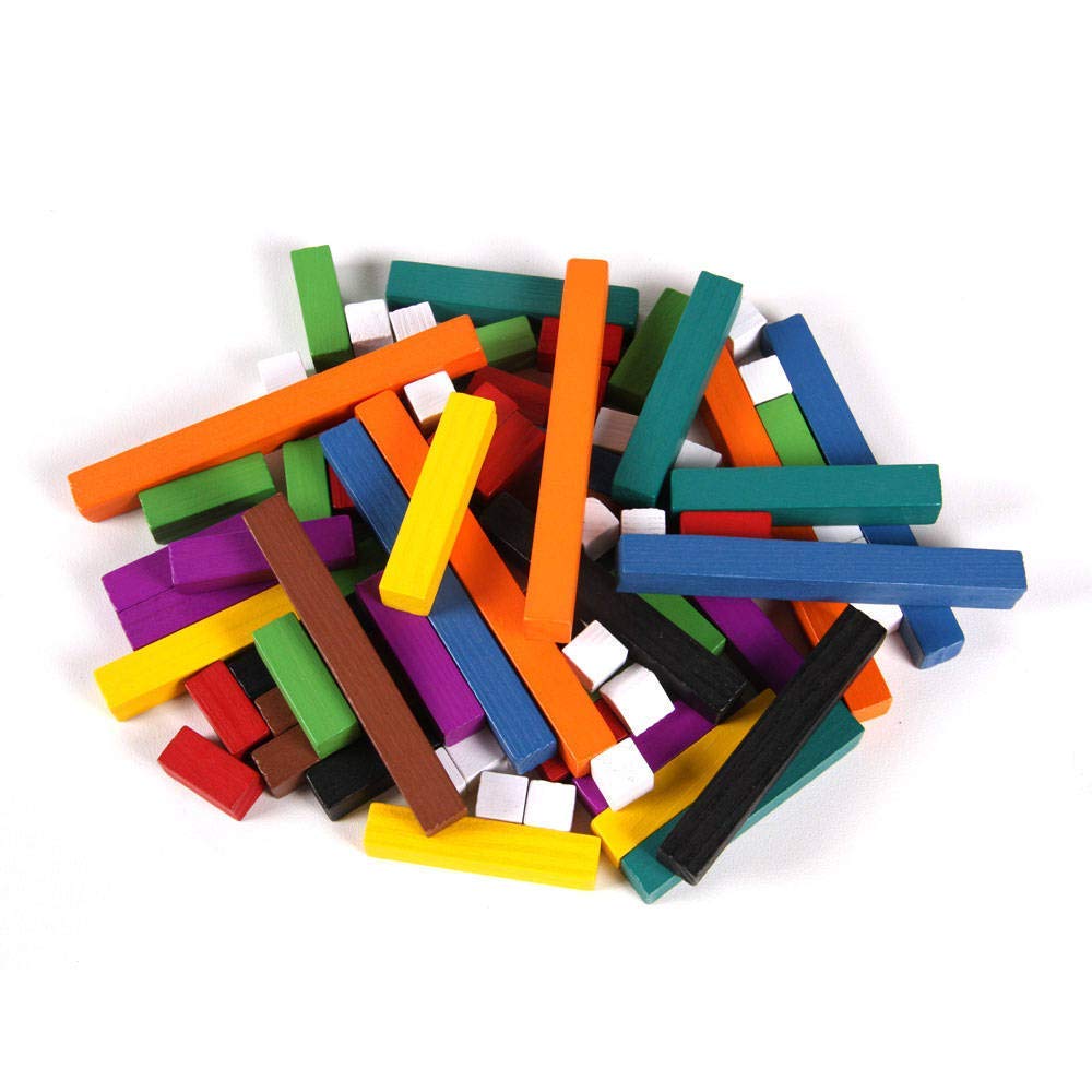 hand2mind Cuisenaire Rods - Math Manipulatives for Kids, Classroom & Homeschool Learning - Perfect for Counting, Fractions & Measurement Activities