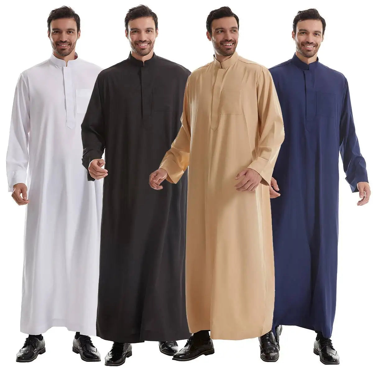 Emirati Kandura for Men | Traditional Jubba Thobe Thawb | Islamic & Formal Wear for Weddings, Eid & Special Occasions