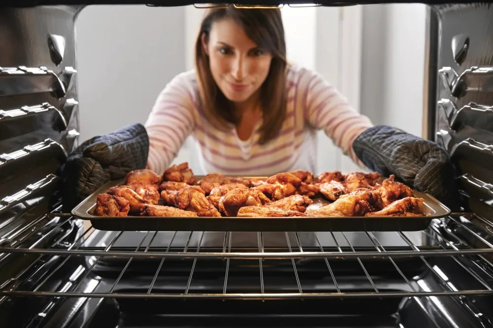 Frigidaire FCRG3083AD 30 Inch Gas Range with Air Fryer - Black Stainless Steel | Perfect for Home Kitchens & Air Frying Meals