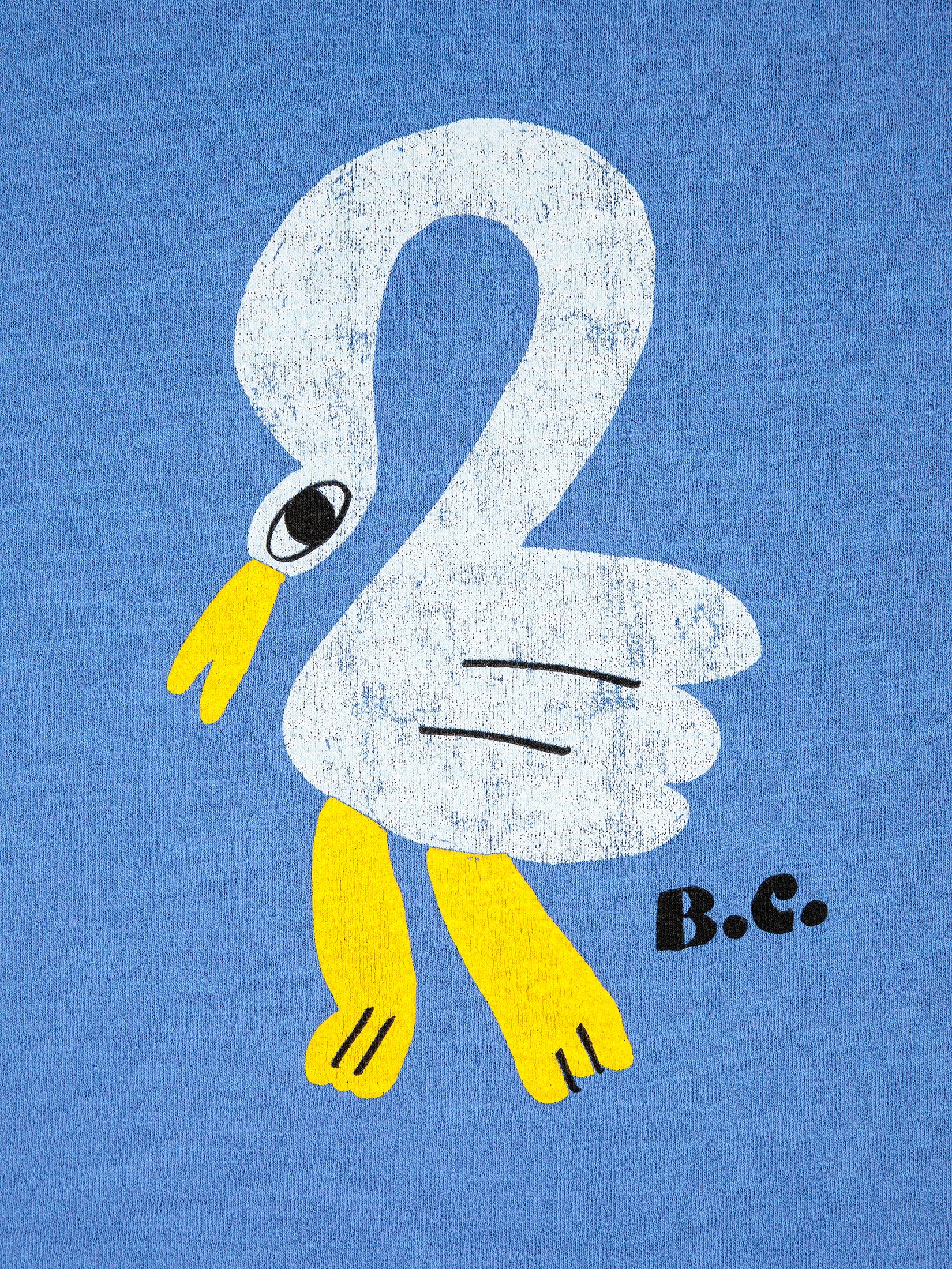 Bobo Choses Pelican Puffed Sleeve T-Shirt for Kids | Soft Cotton Casual Top | Perfect for Playdates, School & Everyday Wear