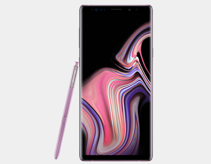 Samsung Galaxy Note 9 N960F/DS 128GB 6GB RAM Dual SIM GSM Unlocked Smartphone - Lavender Purple | International Version for Travel & Business Use