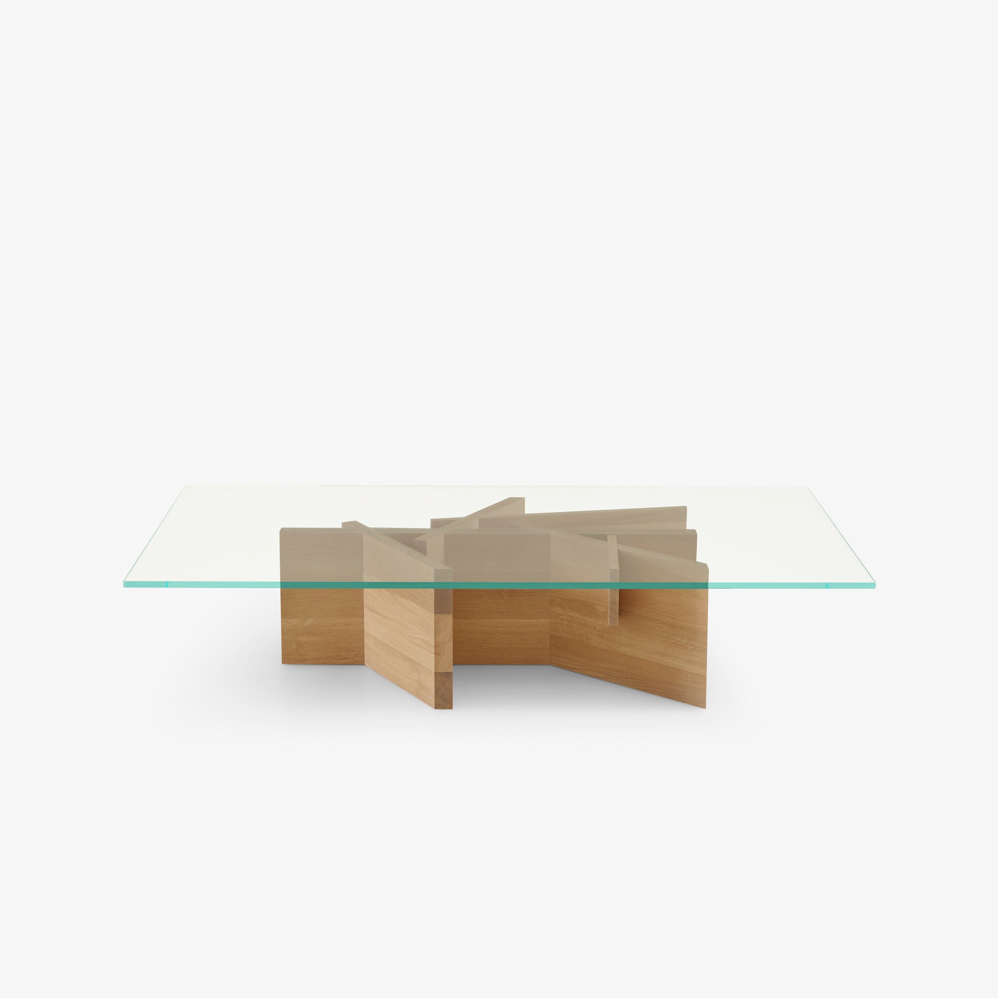 Modern Ashera Rectangular Low Coffee Table - Stylish & Functional Living Room Furniture for Small Spaces, Home Decor, and Lounge Areas