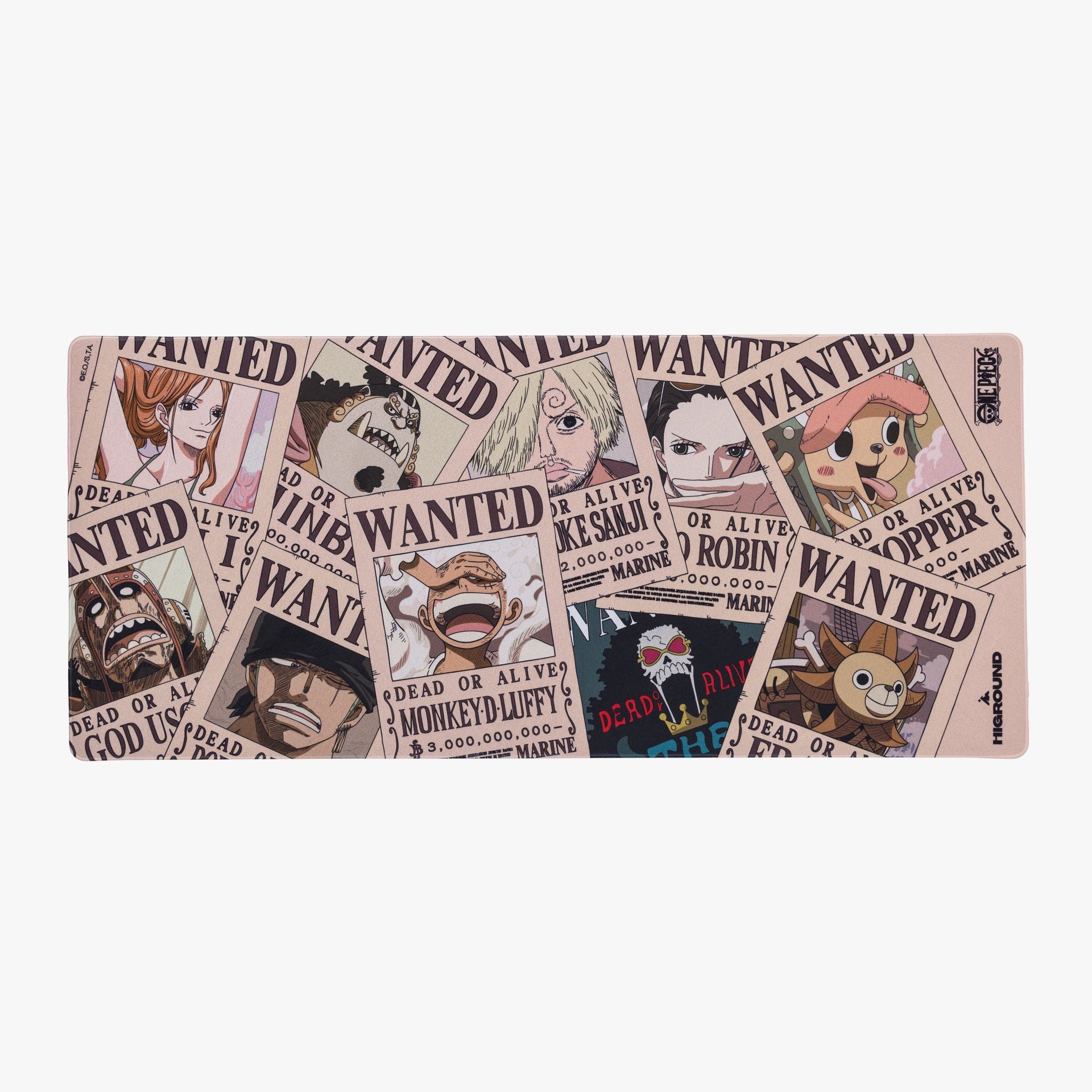 One Piece x HG Large Mousepad - Wanted Edition - Perfect for Gaming and Office Use