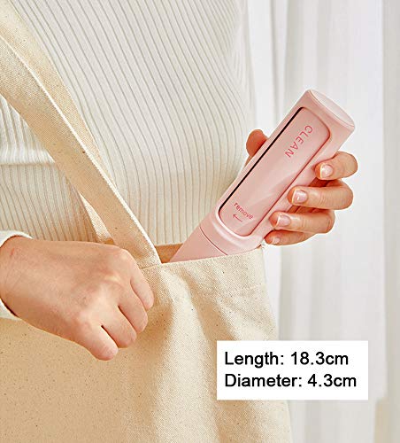 Reusable Pet Hair Remover Brush - Self Cleaning Lint Roller for Dog & Cat Hair Removal on Clothes, Carpets, Furniture - No Refill Needed (Pink) | Perfect for Home, Car & Travel Use
