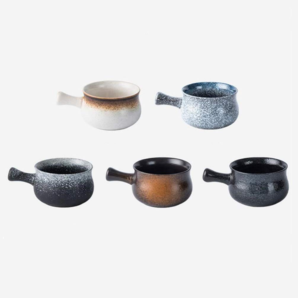 Hemoton 1-Piece Porcelain Ice Cream Bowl Set - Ceramic Soup, Salad, Dessert, Pasta & Appetizer Dish - French Onion Soup & Oatmeal Bowl for Restaurant & Home Kitchen Use - Perfect for Ice Cream, Noodles, Salads & Entertaining