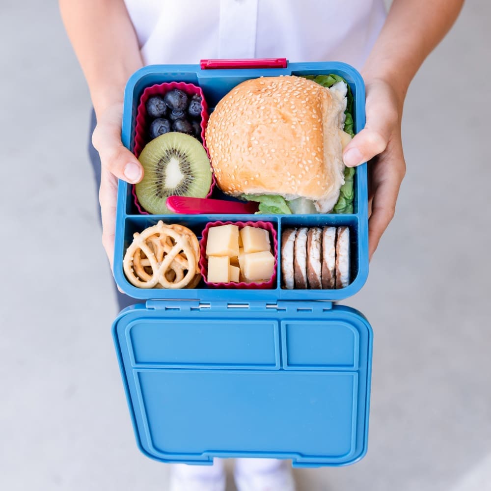 Galactic Leakproof Bento Lunch Box - 3 Compartment Insulated Food Container for Adults & Kids - Perfect for School, Work, Picnics & Travel