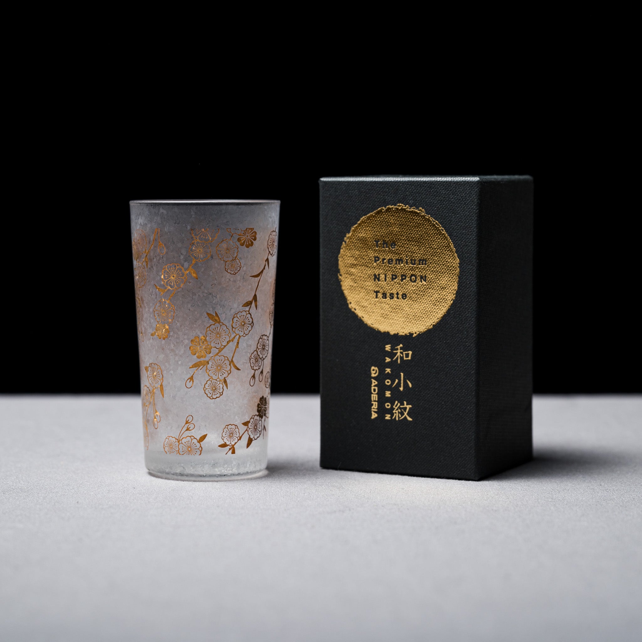 Premium Wakomon Shot Sake Glass - Shidarezakura Cherry Blossom Design - Authentic Japanese Ceramic Sake Cups for Traditional Drinking & Modern Entertaining - Perfect for Sake Tasting, Japanese Restaurants, and Home Bar Decor