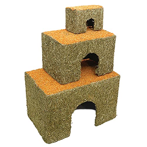 Premium Rosewood Naturals Large Carrot-Shaped Rabbit House - Cozy Hideaway for Pet Rabbits, Outdoor Hutch & Indoor Playhouse