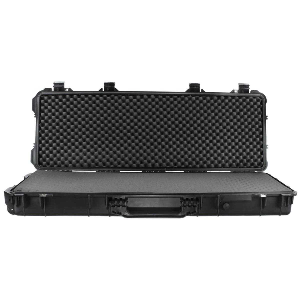 Eylar 48 Inch Hard Rifle Case - Waterproof, Shockproof, Foam Lined (Black) | Durable Gun Storage for Hunting, Shooting Range & Outdoor Adventures