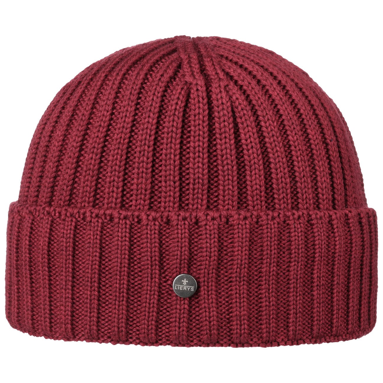 Lierys Merino Wool Rib Knit Beanie - Soft Winter Hat for Men & Women - Perfect for Skiing, Hiking & Cold Weather Activities