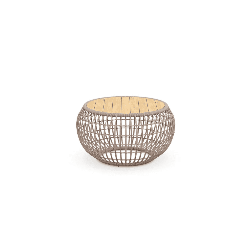 Modern Barcelona Outdoor Coffee Table - Waterproof & Rust-Resistant Patio Furniture for Garden, Poolside, and Backyard Relaxation