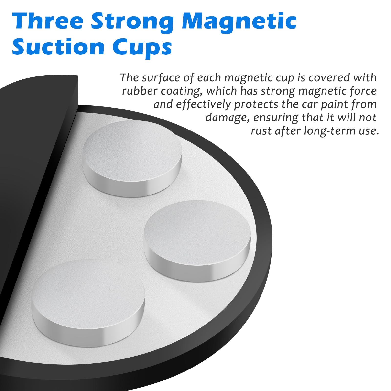 Starlink Mini Magnetic Mount Kit - Heavy Duty Car Roof, Yacht & Ground Mounting for Starlink Mini with Original Pipe Adapter - Perfect for RV Camping, Marine Use & Off-Grid Internet Access
