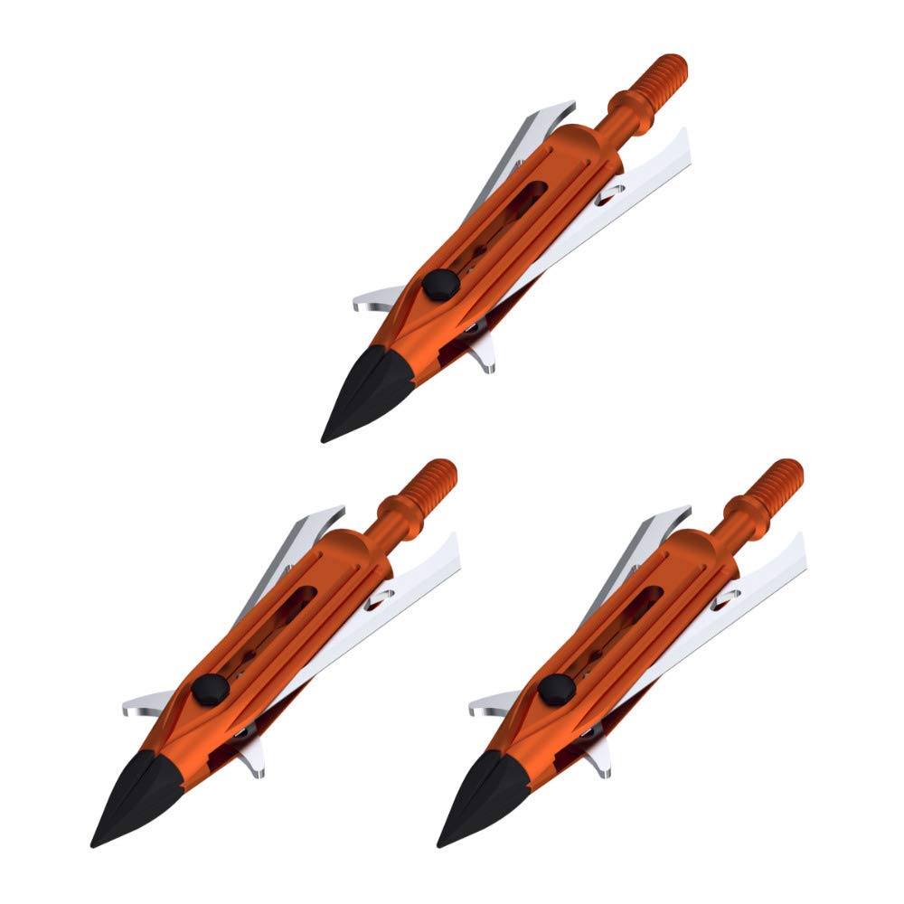 RAVIN Crossbows Aluminum Broadheads - 12-Pack Hunting Arrows with Replaceable Blades for Target Practice & Deer Hunting - Compatible with R500, R26, R29 Crossbow Models