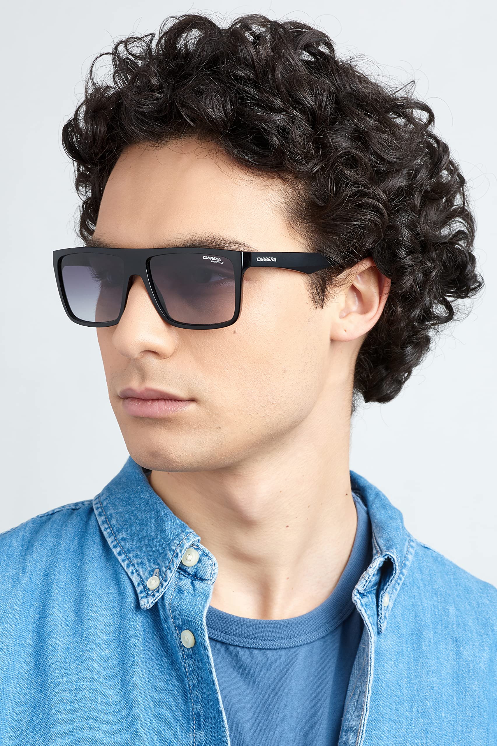 Carrera Ca5039/S Rectangular Sunglasses for Men & Women – UV Protection, Polarized Lenses – Perfect for Driving, Outdoor Sports & Beach Vacations