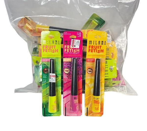 Milani Fruit Fetish Liquid Eyeliner - Long Lasting Waterproof Eye Liner (50 Pcs Wholesale Box) - Perfect for Professional Makeup Artists & Beauty Salons