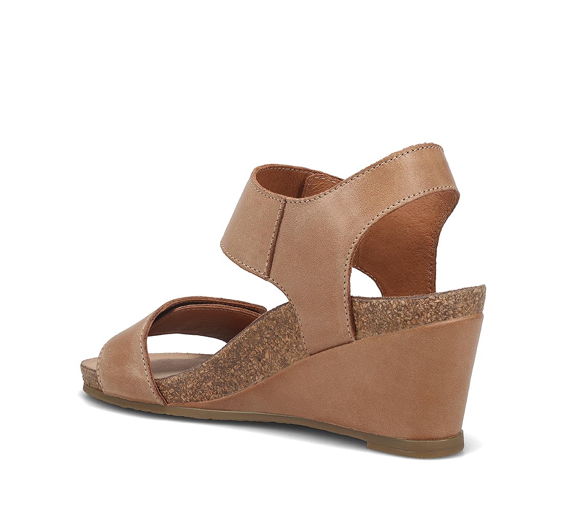 Taos Footwear Women's Carousel 3 Wedge Sandal - Comfortable Casual Shoes for Walking, Travel & Summer Outfits | Lightweight & Supportive Wedge Heel Sandals