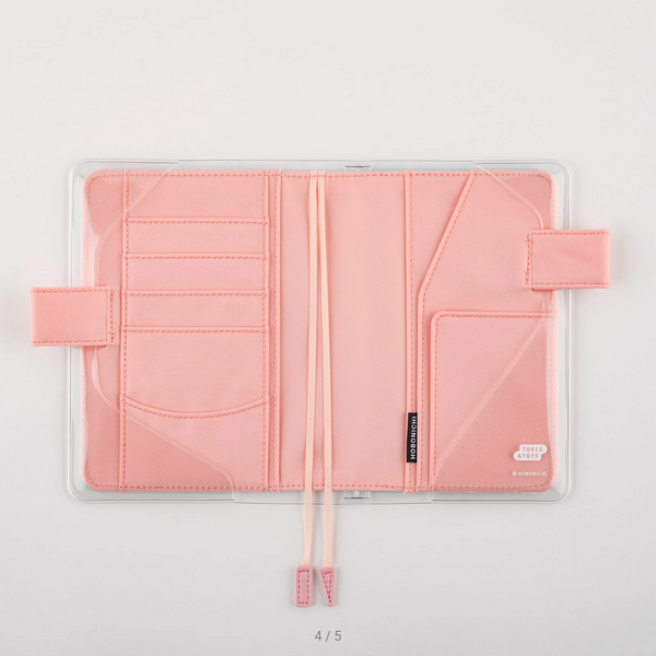 Hobonichi A6 Cover on Cover - Clear Protective Sleeve for Hobonichi Planner & Notebook Accessories - Perfect for Daily Planning, Journaling & Organization