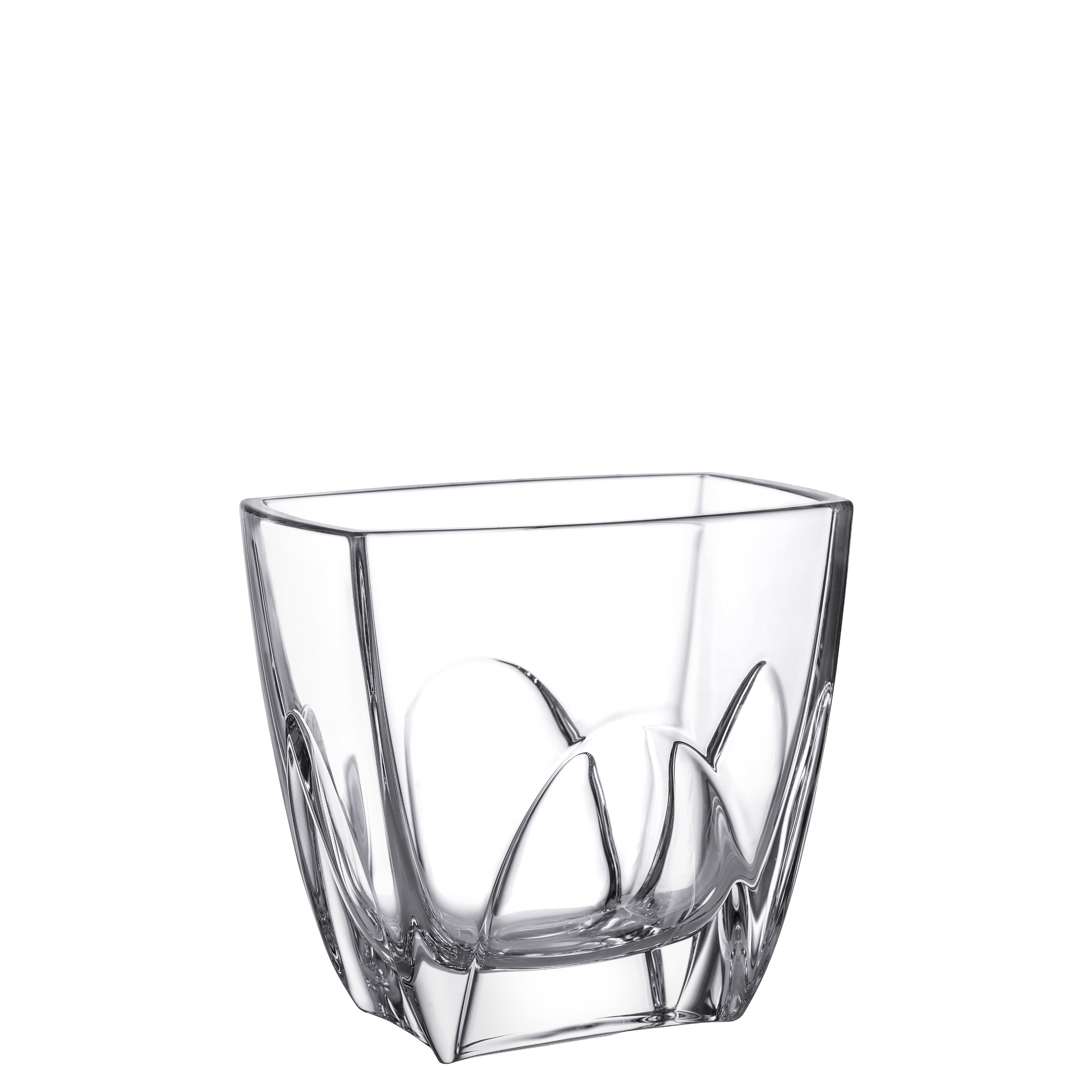 Kosta Boda Orrefors Cathedral Vase - Small Handmade Swedish Crystal Glass Vase for Home Decor, Wedding Centerpiece & Gift