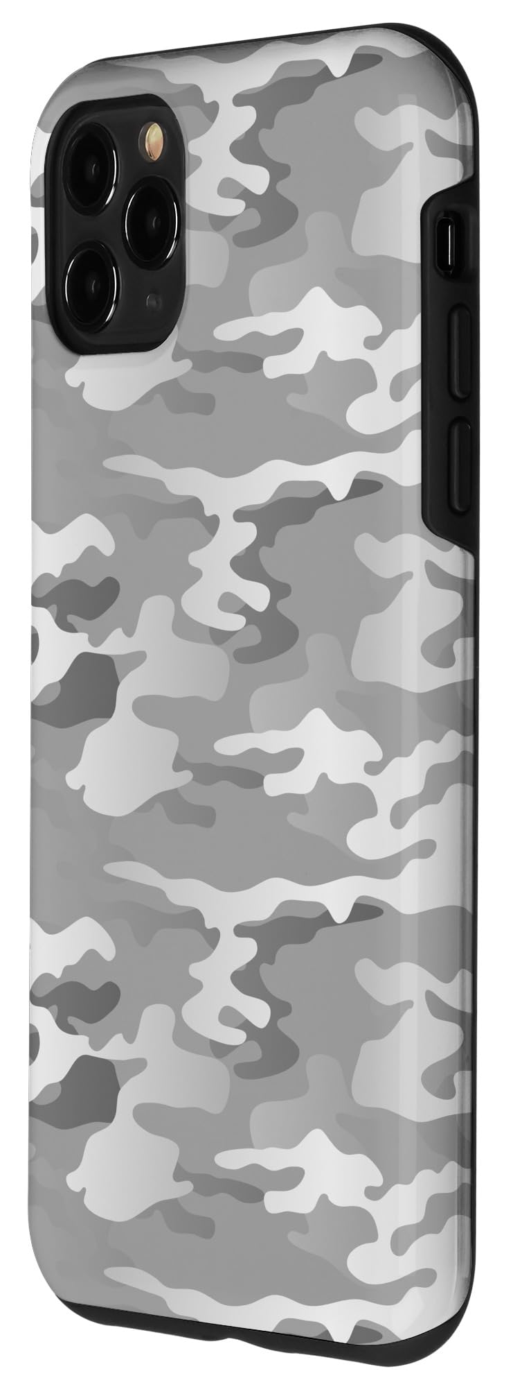 iPhone 11 Pro Max Case - Light Gray Camo Pattern Protective Cover | Shockproof & Scratch Resistant | Perfect for Outdoor Adventures, Hunting & Military Enthusiasts