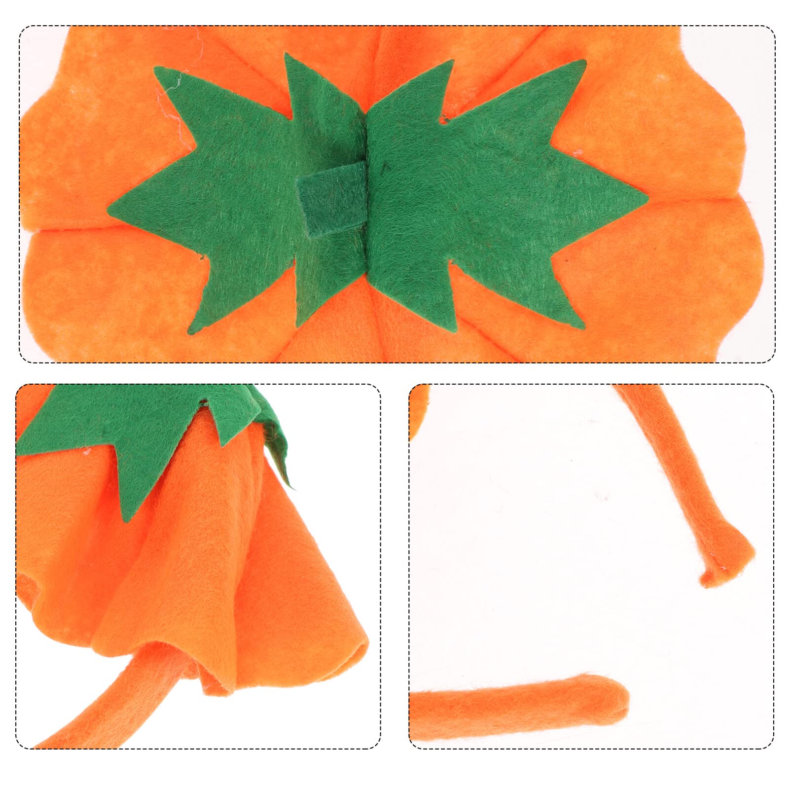 Healifty Halloween Pumpkin Headband - Orange Hair Band Accessory for Costume Parties, Trick or Treat, and Spooky Celebrations