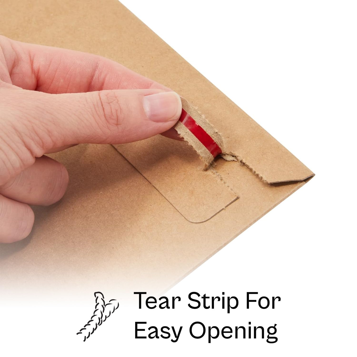PSBM 13x18 Inch Rigid Mailers - 100 Pack Kraft Brown Cardboard Shipping Envelopes for Photos, Documents & Small Items | Self-Seal Padded Mailing Envelopes | Perfect for Ecommerce, eBay, Amazon & Office Shipping