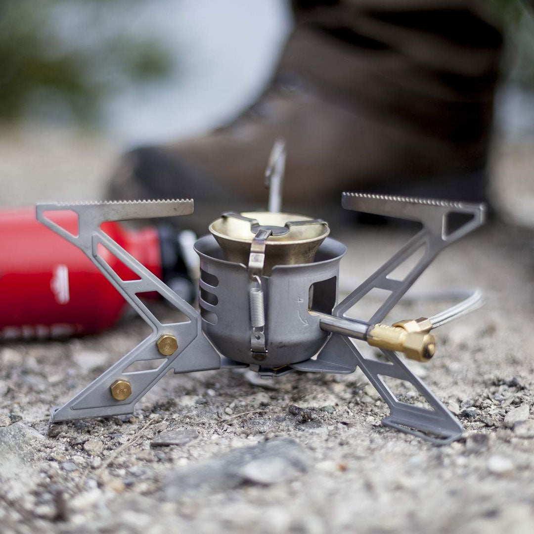 Primus Expedition Multifuel Stove - Lightweight Camping Stove for Backpacking, Hiking & Outdoor Adventures - Compatible with Gas, Kerosene & Diesel