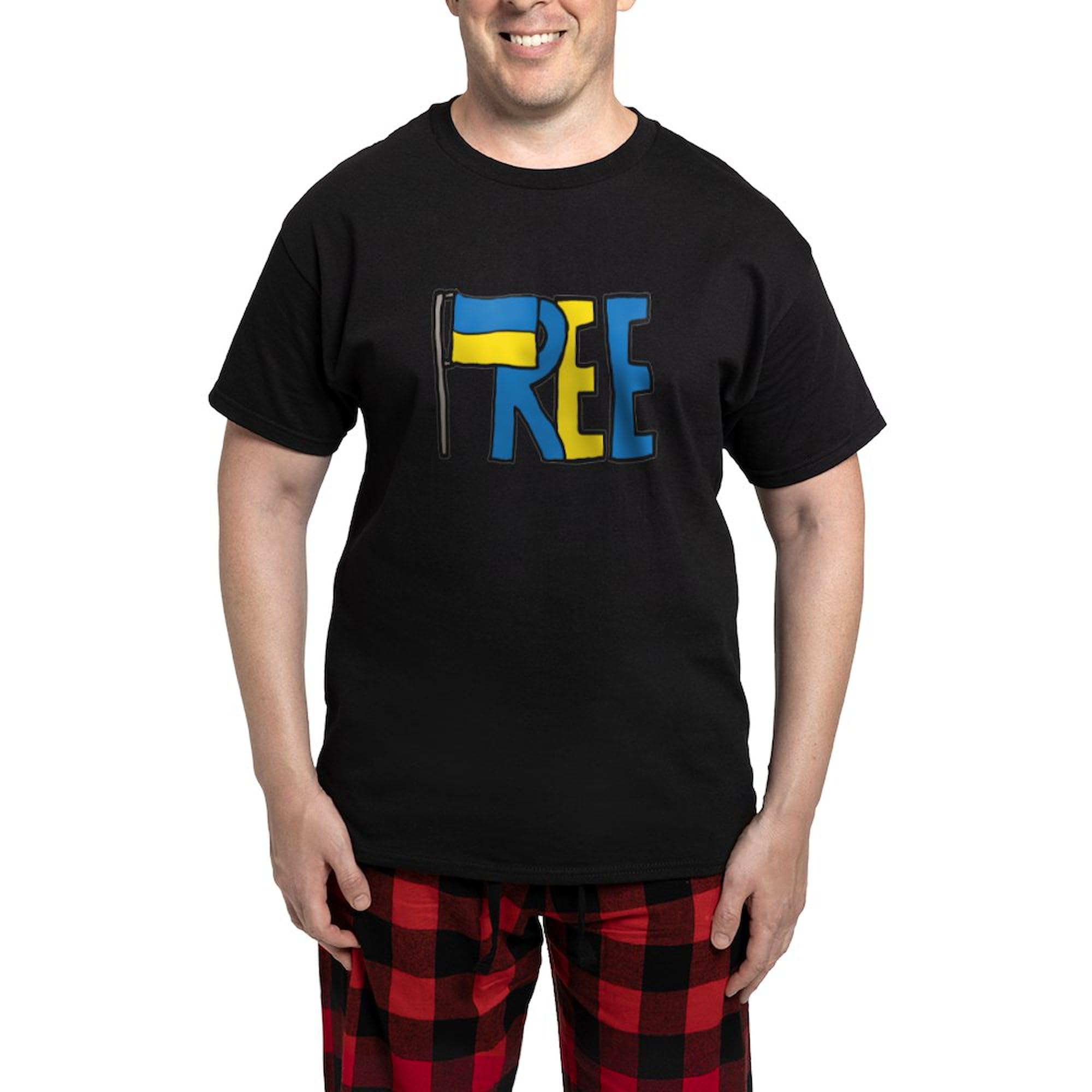 Free Ukraine Pajamas for Men - Comfortable Novelty Sleepwear Set | Cozy Pajama Pants & Top for Lounge, Sleep & Home Relaxation