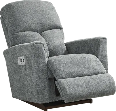 La-Z-Boy Hawthorne Rocker Recliner Chair - Comfortable Swivel Glider Recliner with Padded Armrests - Perfect for Living Room, Nursery & Relaxation