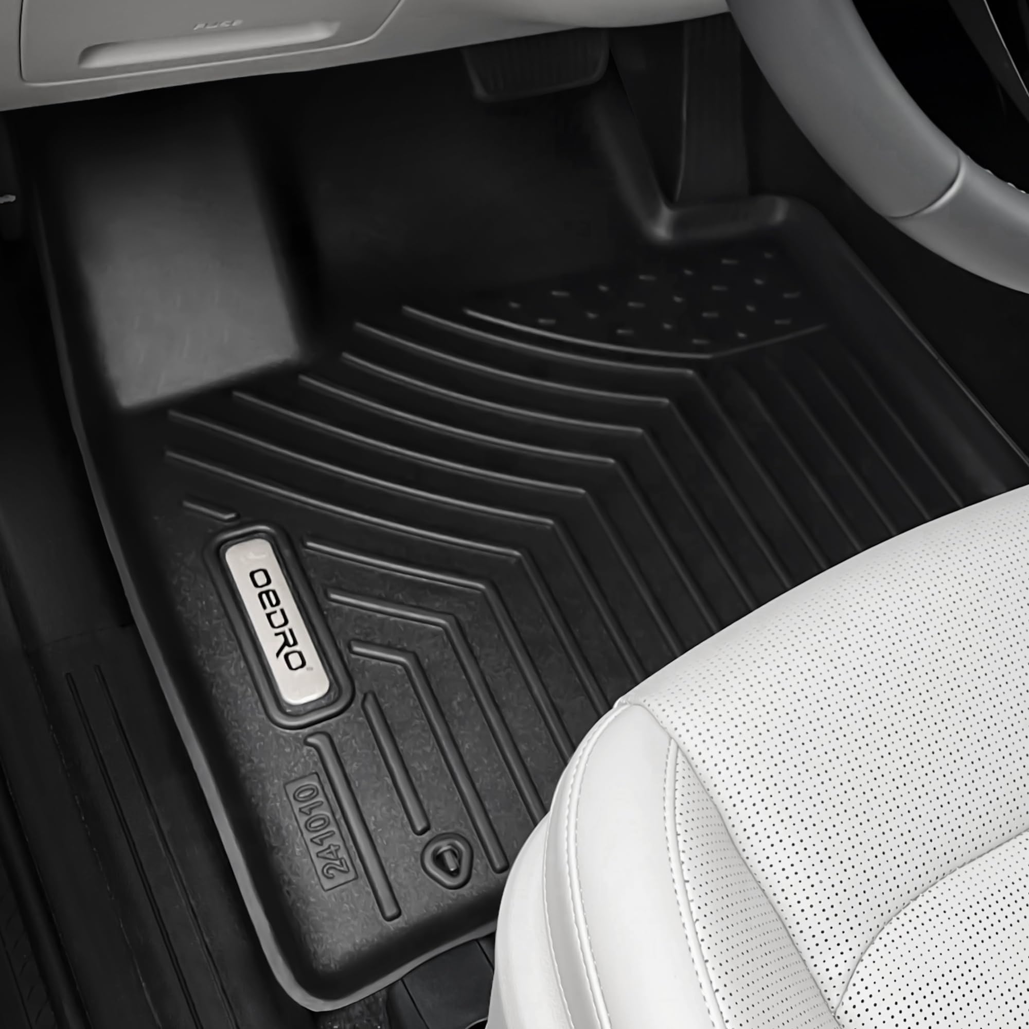 OEDRO Custom Fit TPE Floor Mats & Trunk Liner with Backrest Protector for 2021-2025 Kia Sorento (6/7 Seater, Non-Hybrid) - All-Weather Car Accessories for SUV Interior Protection, Perfect for Family Road Trips and Daily Commuting