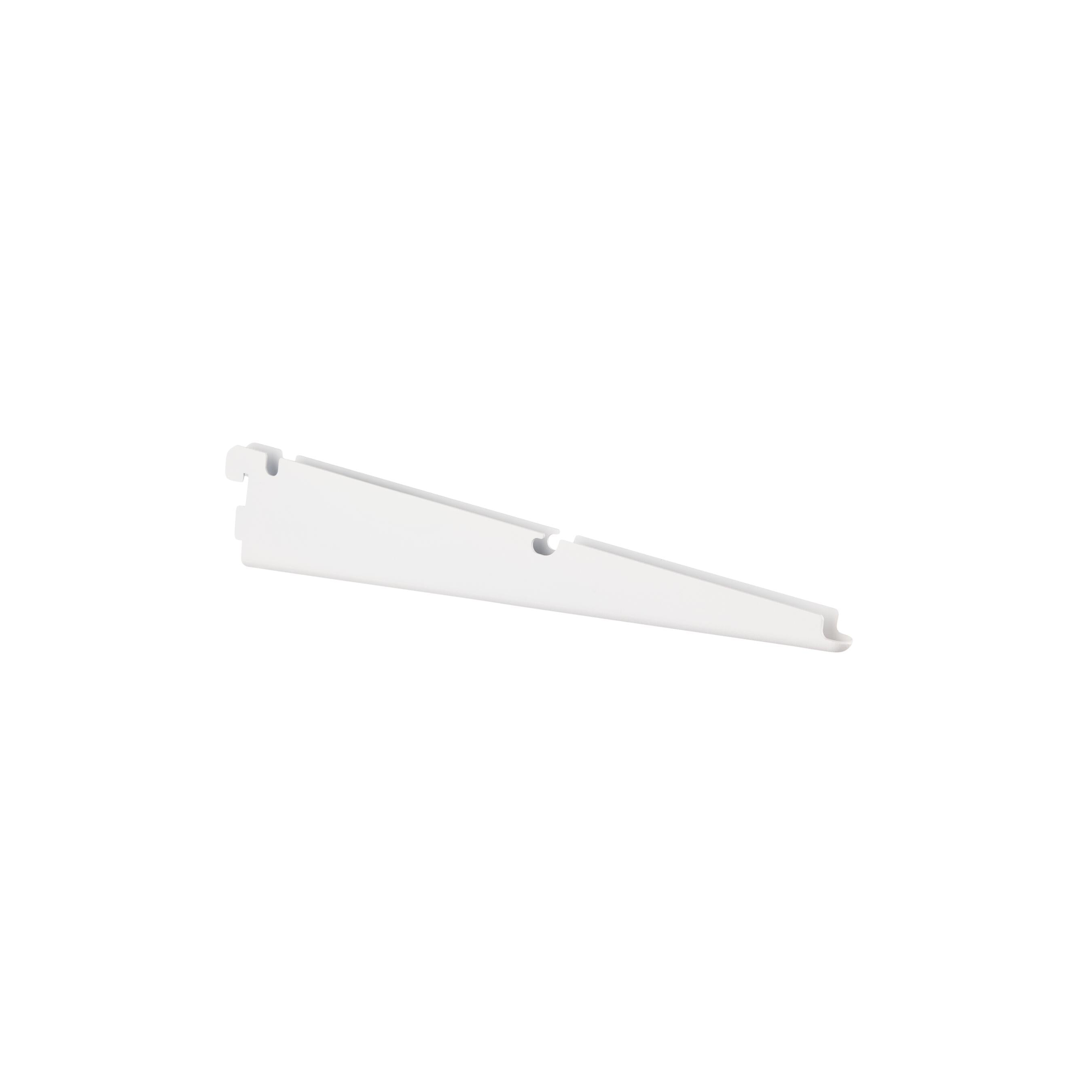 Decor+ Brackets Matt White - Heavy Duty Shelf Brackets for Floating Shelves, Wall Mounted Shelving, and Home Decor - Perfect for Living Room, Kitchen, and Office Organization