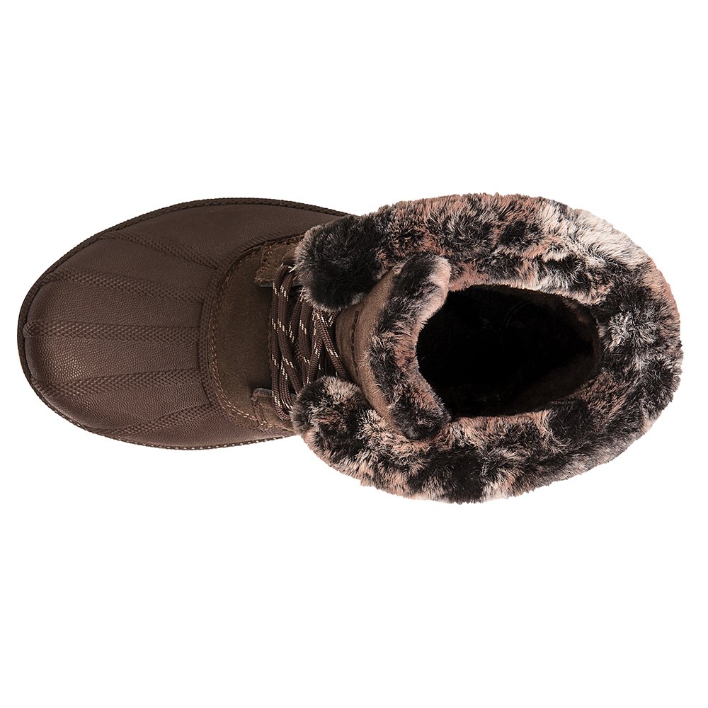 Propét Women's Lumi Tall Lace Boots - Waterproof Winter Snow Boots with Comfortable Cushioning for Cold Weather, Hiking & Outdoor Activities