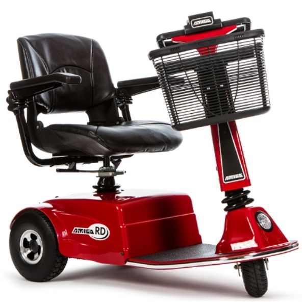Amigo RD Rear Drive Standard Mobility Scooter - Lightweight & Portable Electric Scooter for Seniors & Adults - Perfect for Indoor & Outdoor Use, Shopping, Travel & Daily Commuting