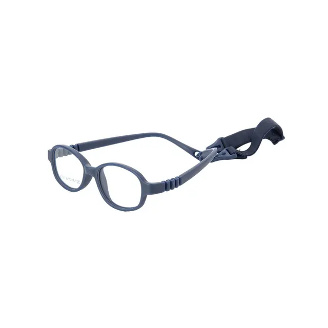 Unbreakable Kids Flexible Glasses with Strap - Shatterproof Eyewear for Toddlers Age 2-3 Years (Model 6037) - Perfect for Playtime, Sports & Outdoor Activities