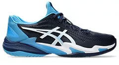 ASICS Men's COURT FF 3 Novak Tennis Shoes - Blue Expanse/White - High-Performance Tennis Footwear for Competitive Play & Court Training