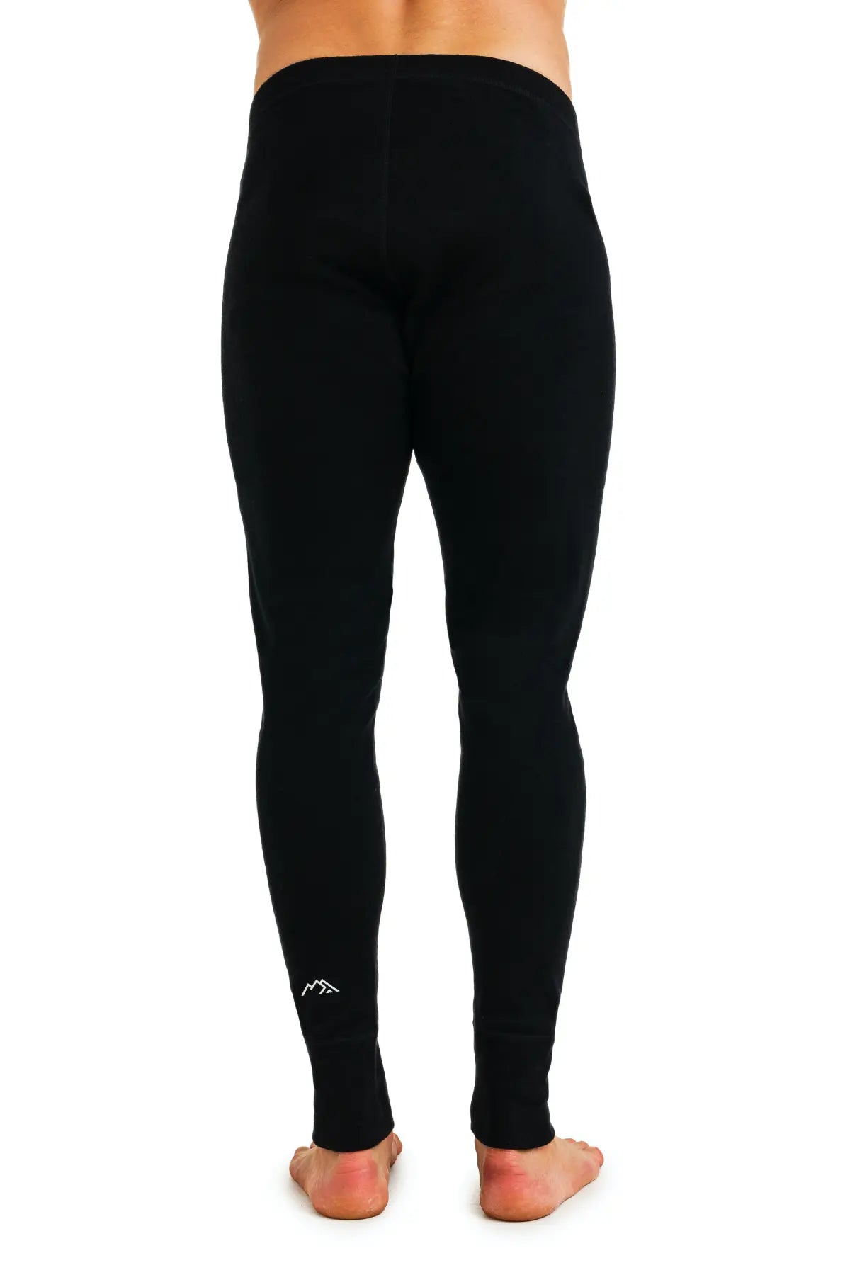 Premium Men's Merino Wool Pants 320 - Soft & Breathable Winter Hiking Pants for Outdoor Adventures & Casual Wear - Black