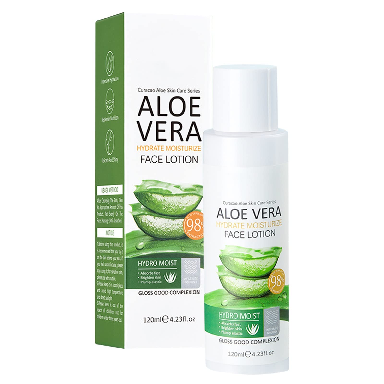 92% Hydrating Facial Toner with Natural Plant Extracts - 120ml Travel Size for Dry & Sensitive Skin | Daily Moisturizing Skincare Routine