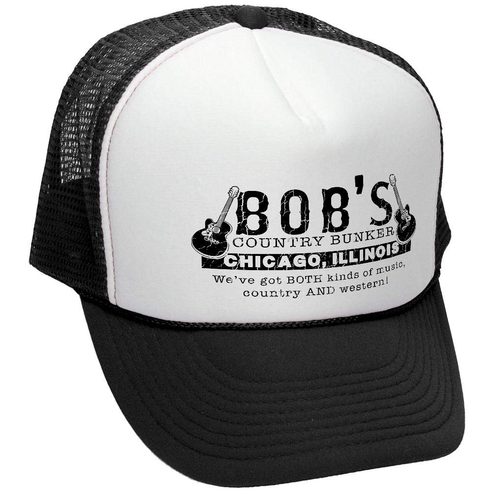 BOBS Country Bunker BAR Trucker Hat - Vintage Style Adjustable Snapback Cap for Men & Women | Perfect for Outdoor Adventures, Concerts, and Casual Wear
